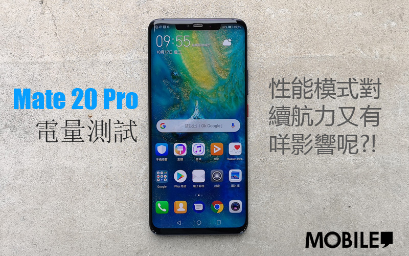 Mate 20 Pro 電量測試: 性能模式對續航力又有咩影響呢? - MobileMagazine