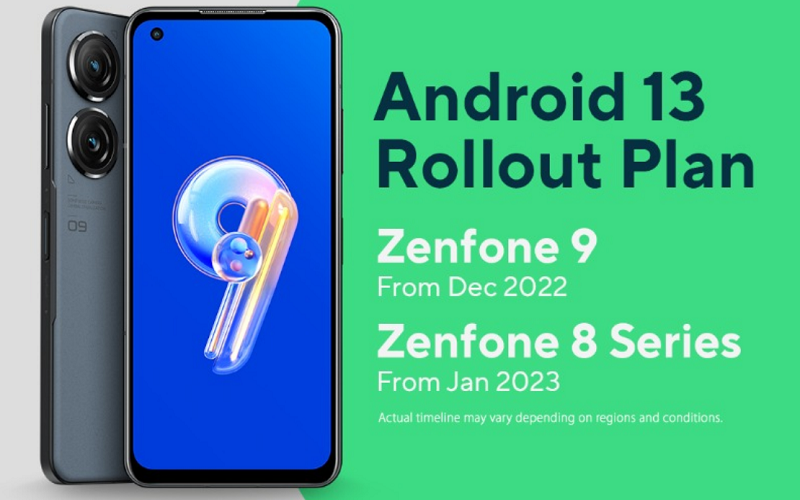 ASUS 有什麼手機可以升到 Android 13!