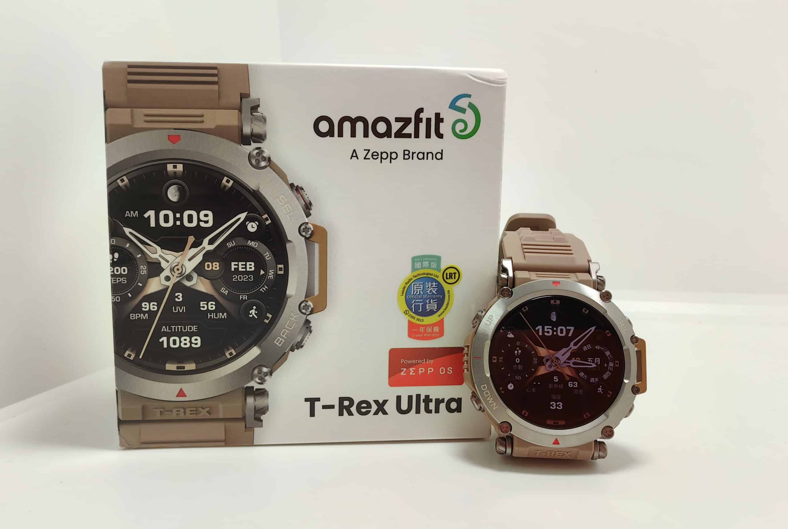 上山下海都得，AMAZFIT T-Rex Ultra 智能手錶測評! - MobileMagazine