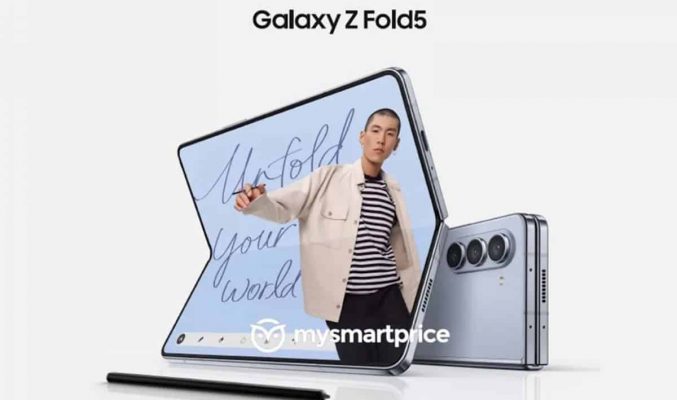 外觀沿用前代設計 ? Galaxy Z Fold5 官方渲染圖疑曝光！