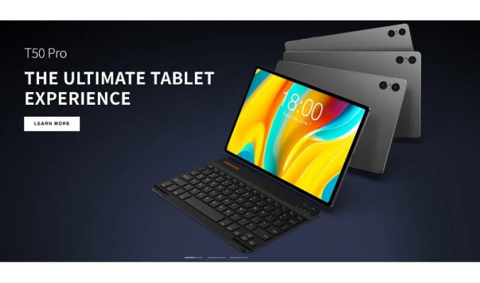 雙主鏡頭11吋4G平板電腦，Teclast T50 Pro 開價$1,599!