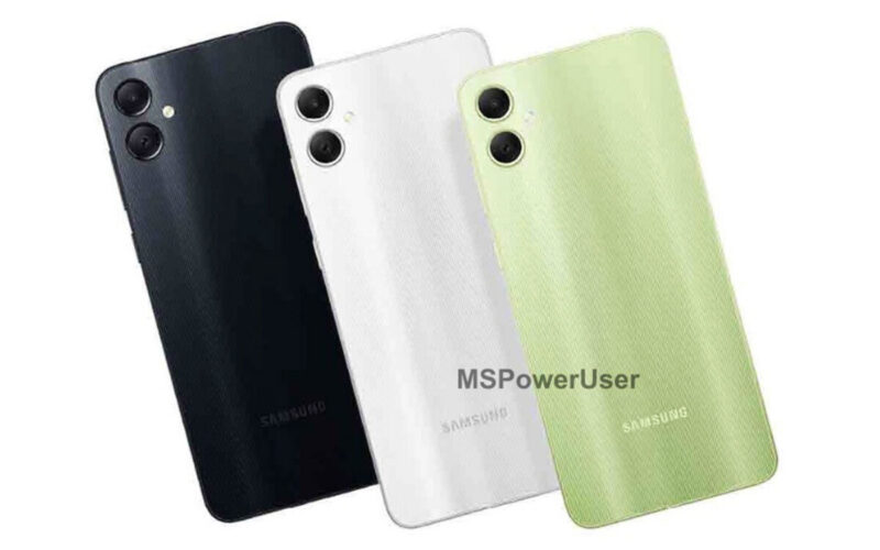 疑似官方渲染圖曝光，大眾向 Galaxy A05 或具 6GB RAM、快速充電！