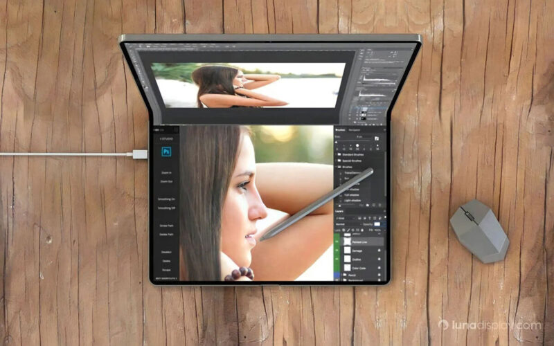 務求畫面無摺痕、尺寸相當於 14 吋筆電！摺屏版 MacBook 傳用 18.8 吋屏幕