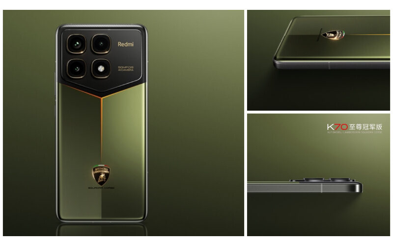 與林寶堅尼聯名！ Redmi K70至尊冠軍版公佈